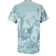 Vintage - Greek Mythology All Over Print T-Shirt 1990s Large vintage retro