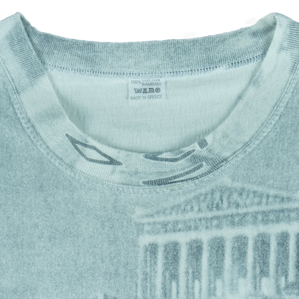 Vintage - Greek Mythology All Over Print T-Shirt 1990s Large vintage retro