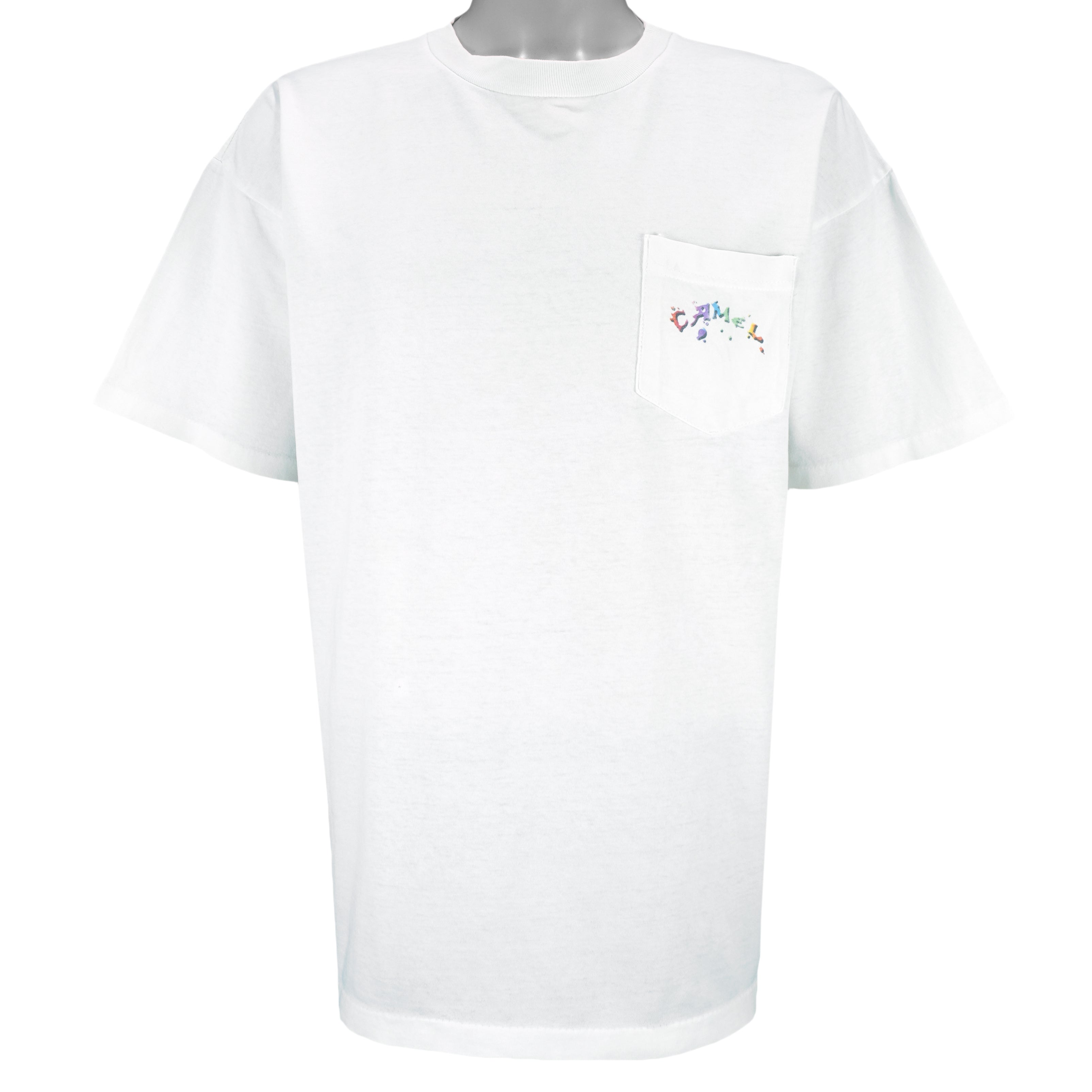 Vintage (Camel) - Colorful Camel Single Stitch T-Shirt 1996 X-Large vintage retro