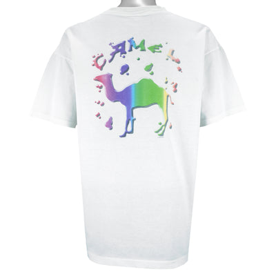 Vintage (Camel) - White Camel Single Stitch T-Shirt 1996 X-Large