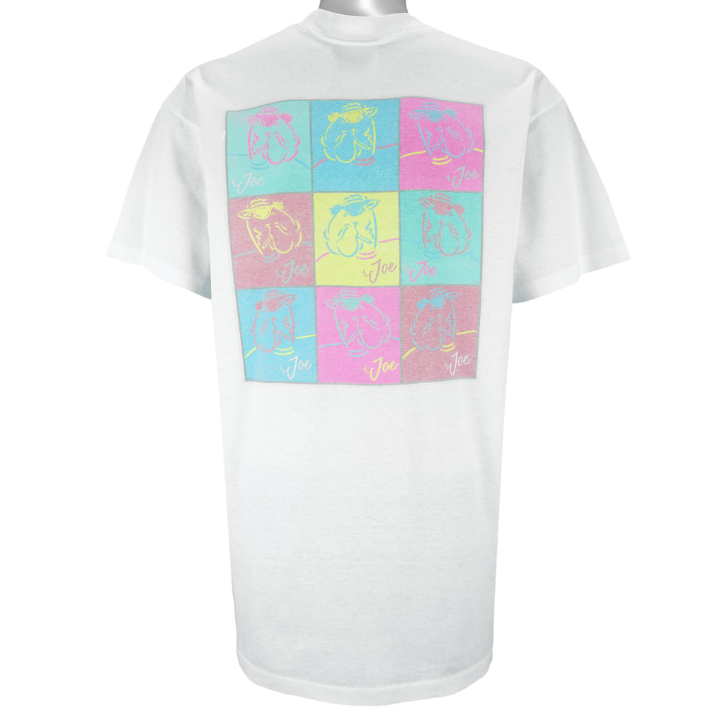 Vintage (Camel) - Joe Andy Warhol Art T-Shirt 1990s X-Large vintage retro