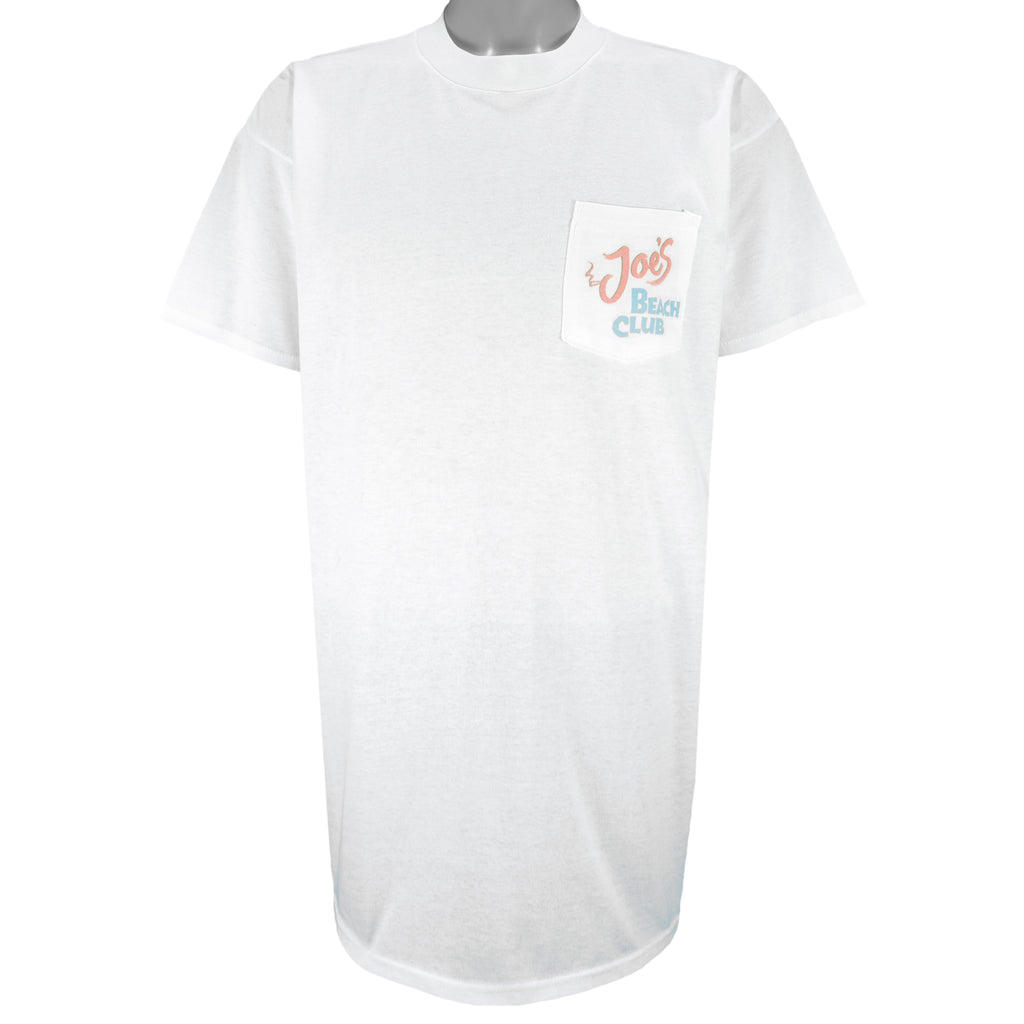 Vintage (Camel) -Joe's Beach Club Tell Em Joe Sent You T-Shirt 1993 X-Large vintage retro