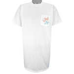 Vintage (Camel) -Joe's Beach Club Tell Em Joe Sent You T-Shirt 1993 X-Large vintage retro
