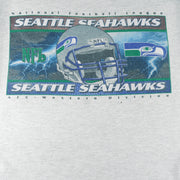 NFL (Logo 7) - Seattle Seahawks T-Shirt 1990s Large