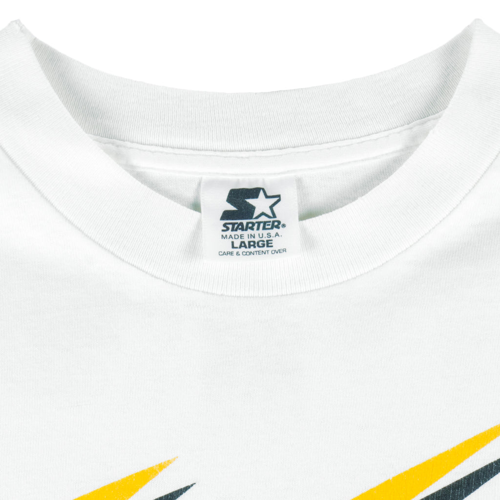 Starter - Pittsburgh Steelers Single Stitch T-Shirt 1990s Large