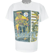 NFL (Magic Johnson T's) - Pittsburgh Steelers T-Shirt 1994 Large