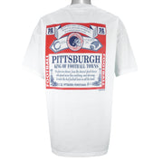 NFL (Delta) - Pittsburgh King Of Football Towns T-Shirt 1990s XX-Large