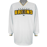 NHL (Lee) - Boston Bruins Spell-Out Sweatshirt 1990s Large vintage retro hockey