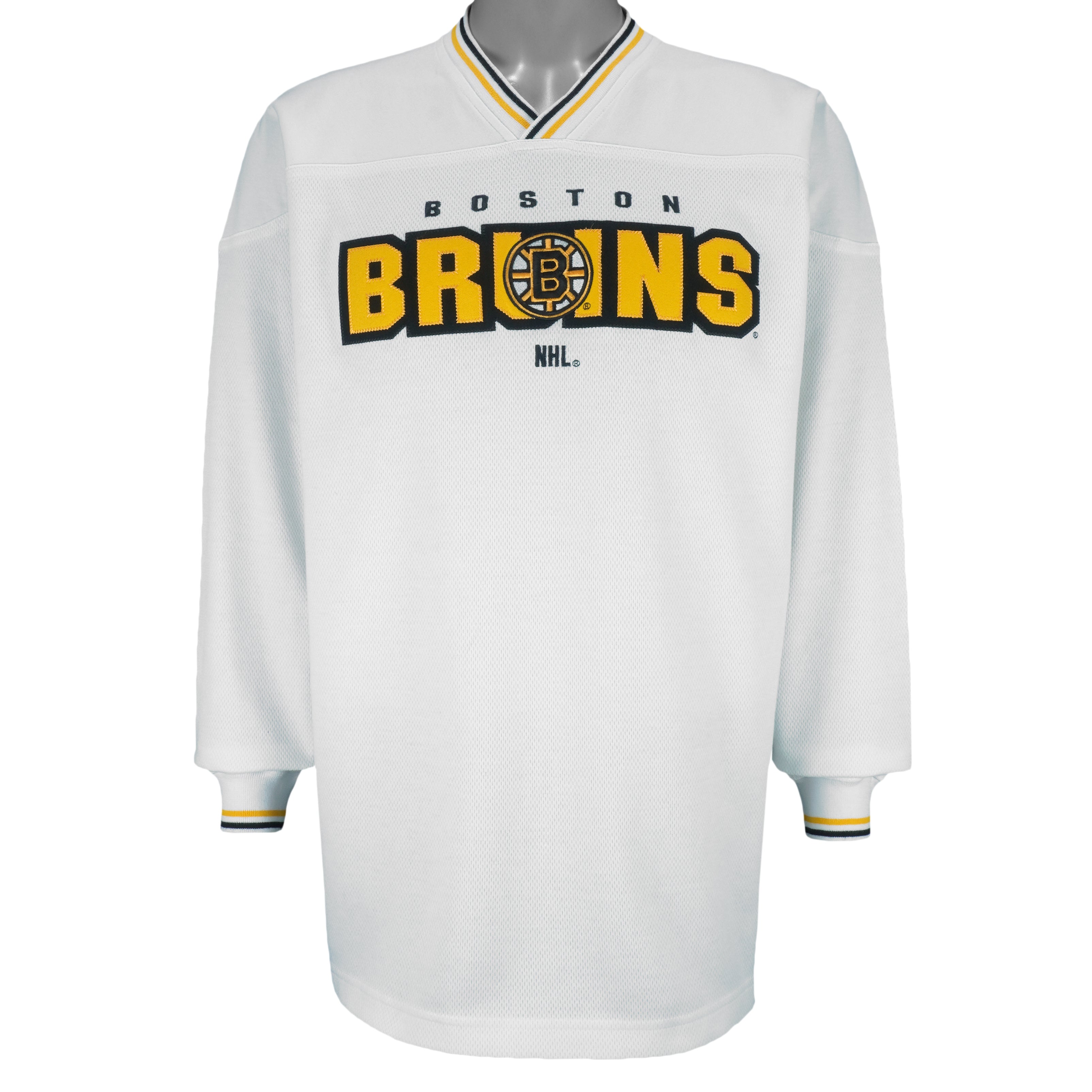 NHL (Lee) - Boston Bruins Spell-Out Sweatshirt 1990s Large vintage retro hockey