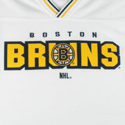 NHL (Lee) - Boston Bruins Spell-Out Sweatshirt 1990s Large vintage retro hockey