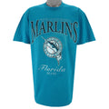 MLB (CSA) - Florida Marlins T-Shirt 1997 Large Vintage retro baseball