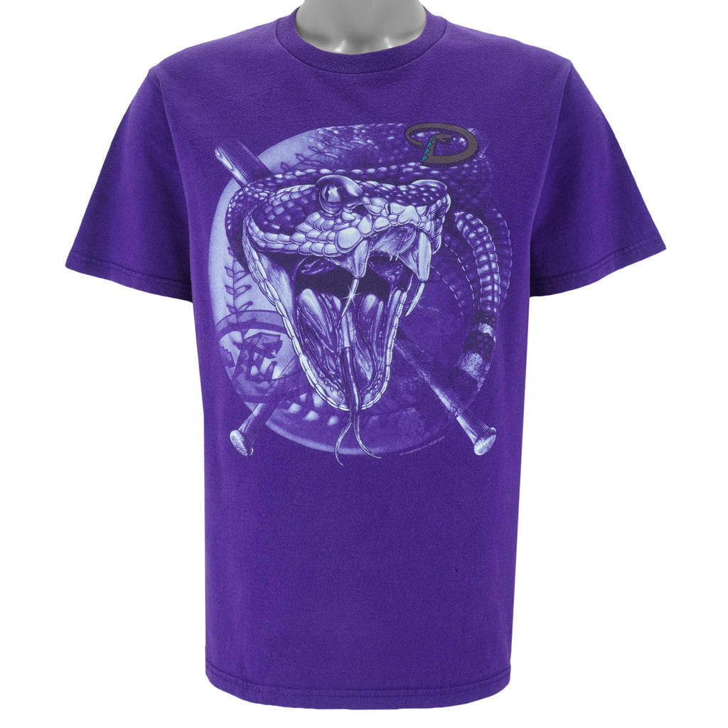 MLB (Lee) - Arizona Diamondbacks X Animal T-Shirt 2004 Medium vintage retro baseball