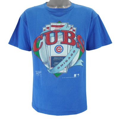 MLB (Official Fan) - Chicago Cubs Tickets T-Shirt 1991 Medium