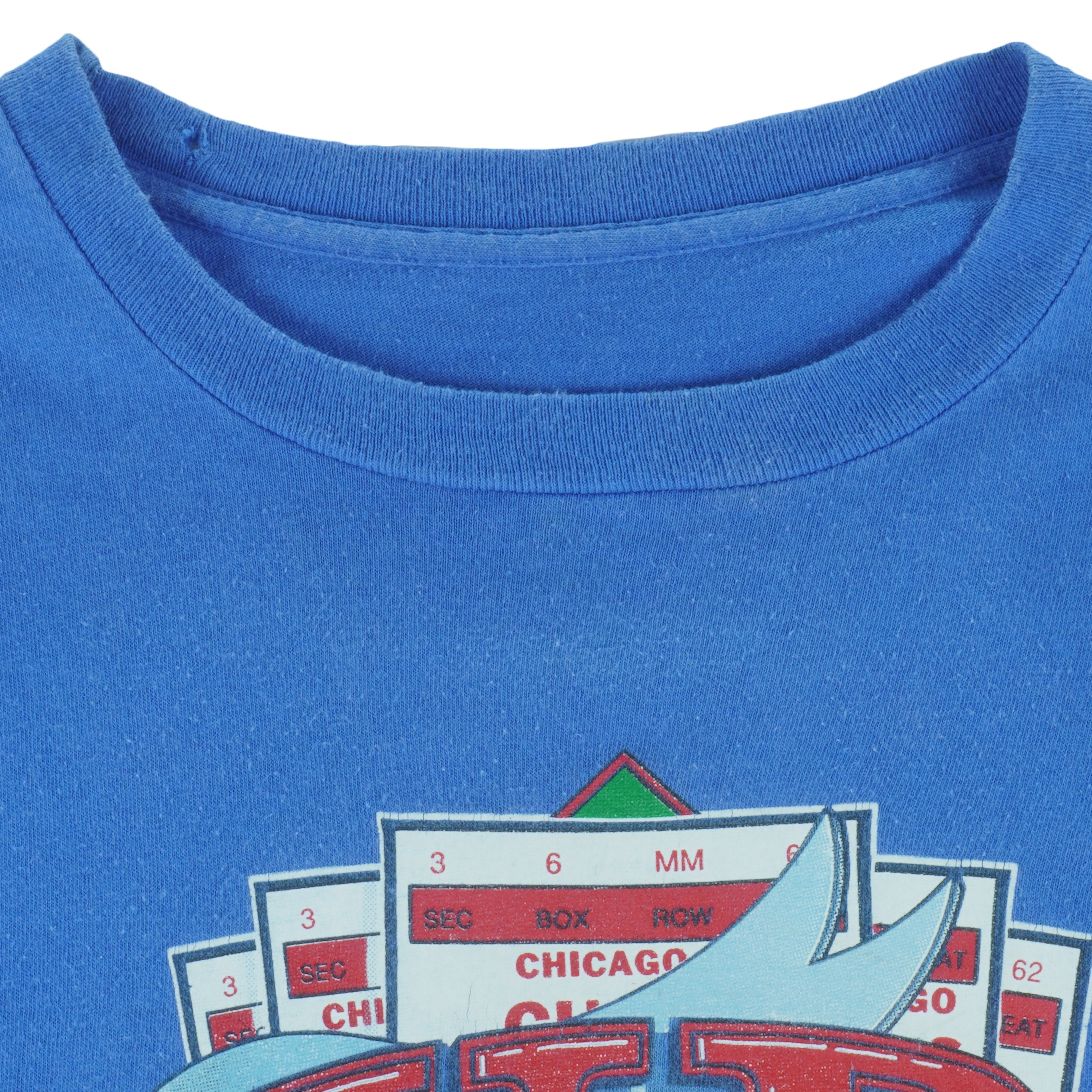 MLB (Official Fan) - Chicago Cubs Tickets T-Shirt 1991 Medium vintage retro