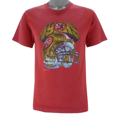 NFL - San Francisco 49ers Helmet T-Shirt 1990s Medium