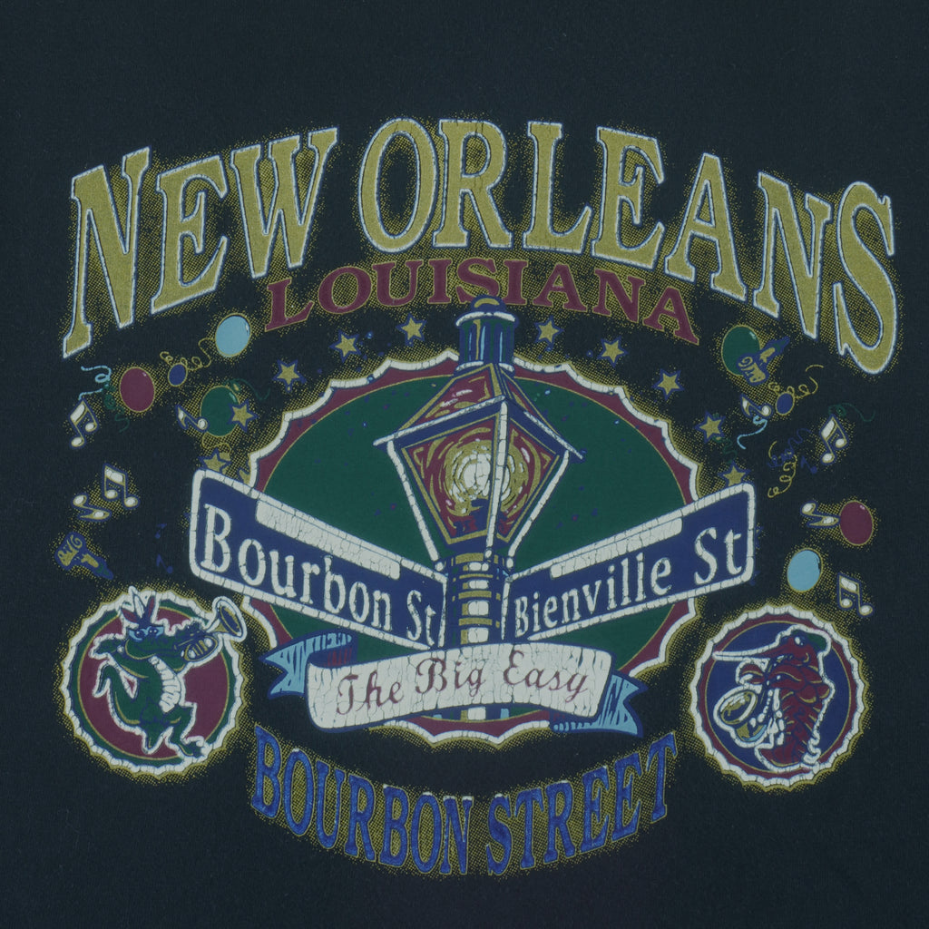 Vintage - New Orleans Bourbon Street T-Shirt 1990s Medium