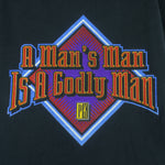 Vintage (Tultex) - A Man's Man Is A God Man PK T-Shirt 1990s Large