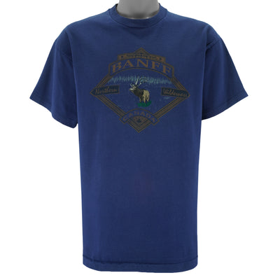 Vintage - Northern Wilderness Banff Canada Moose T-Shirt 1990s X-Large