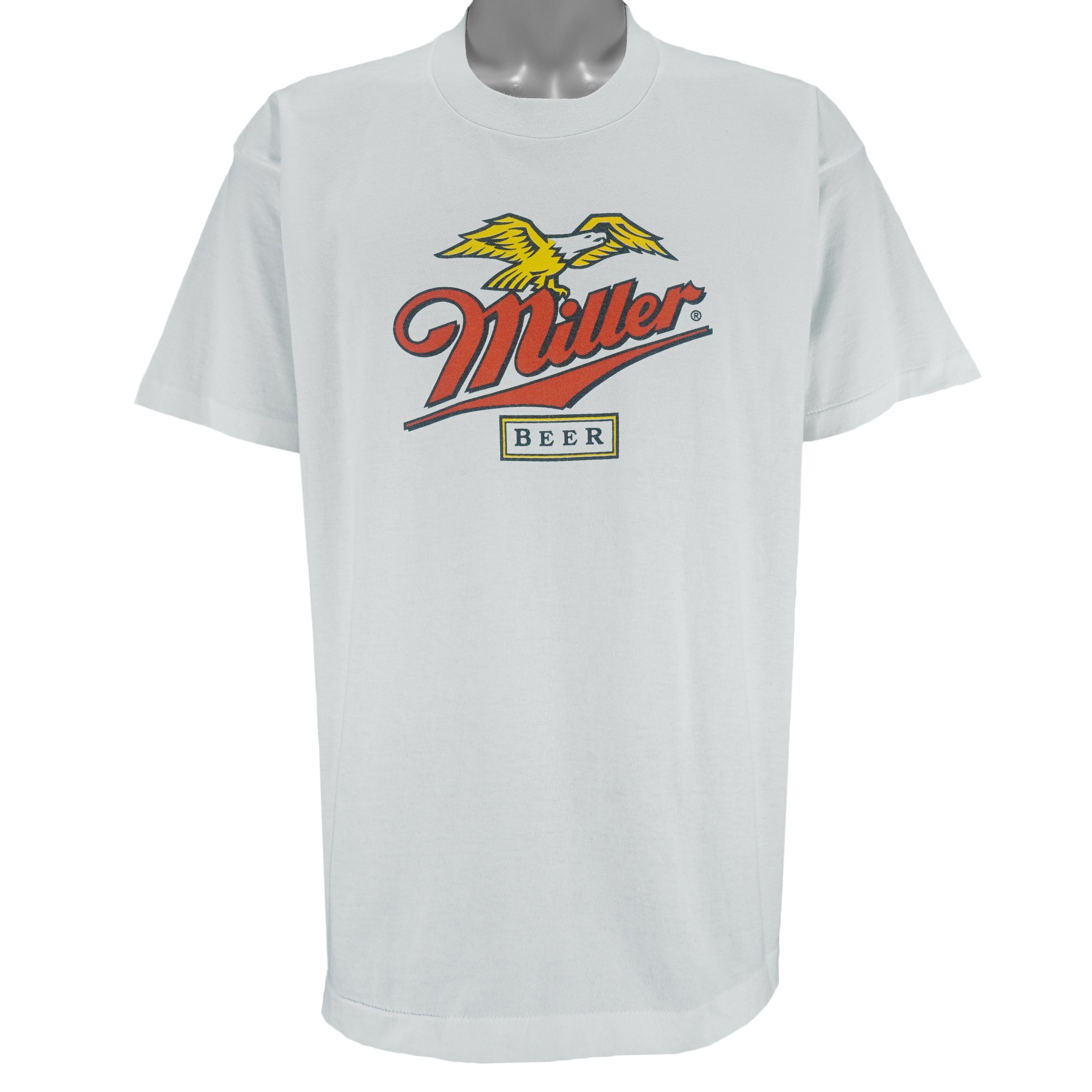 Vintage (Best) - Miller Beer Single Stitch T-Shirt 1990s X-Large vintage retro