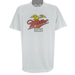 Vintage (Best) - Miller Beer Single Stitch T-Shirt 1990s X-Large