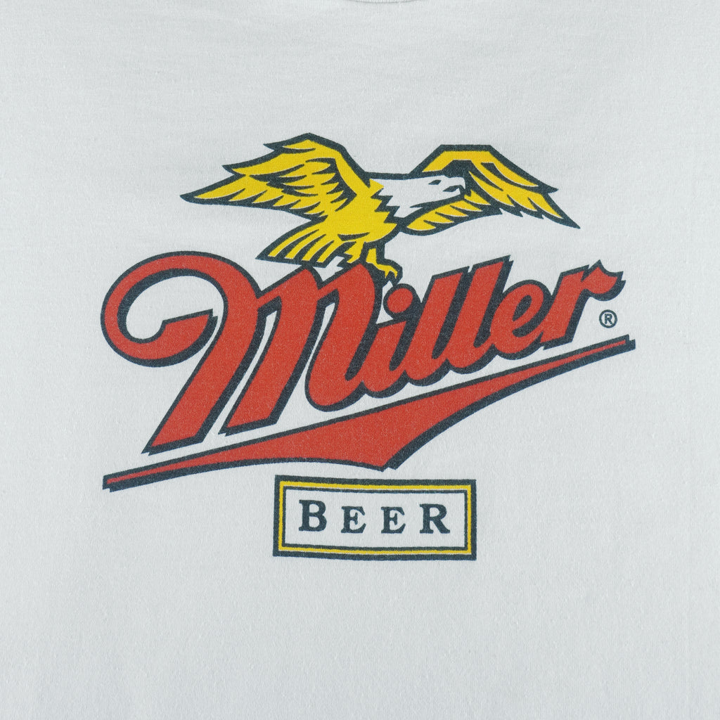 Vintage (Best) - Miller Beer Single Stitch T-Shirt 1990s X-Large vintage retro
