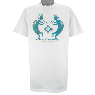 Vintage - Colorado Native American Art Single Stitch T-Shirt 1993 X-Large
