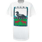Vintage (Eva Bartel) - Canada Animals Single Stitch T-Shirt 1990s X-Large