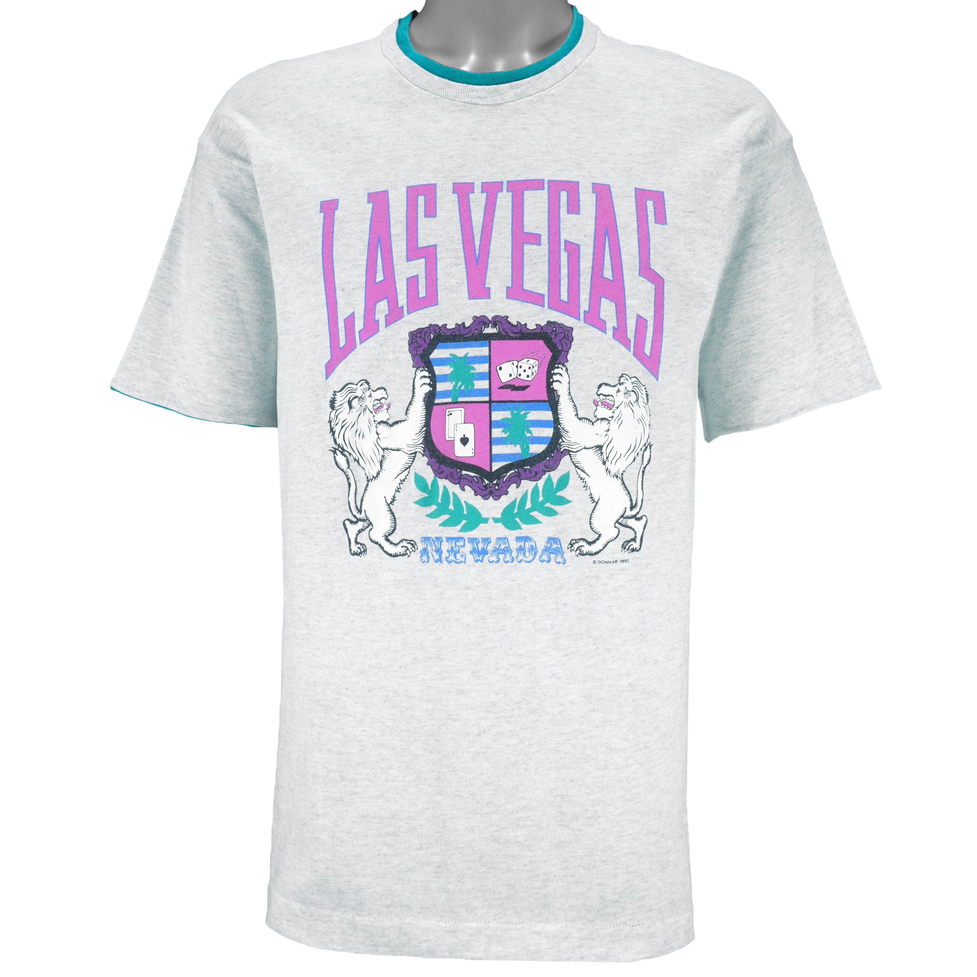 Vintage (Fruit Of The Loom) - Las Vegas Nevada T-Shirt 1992 Large