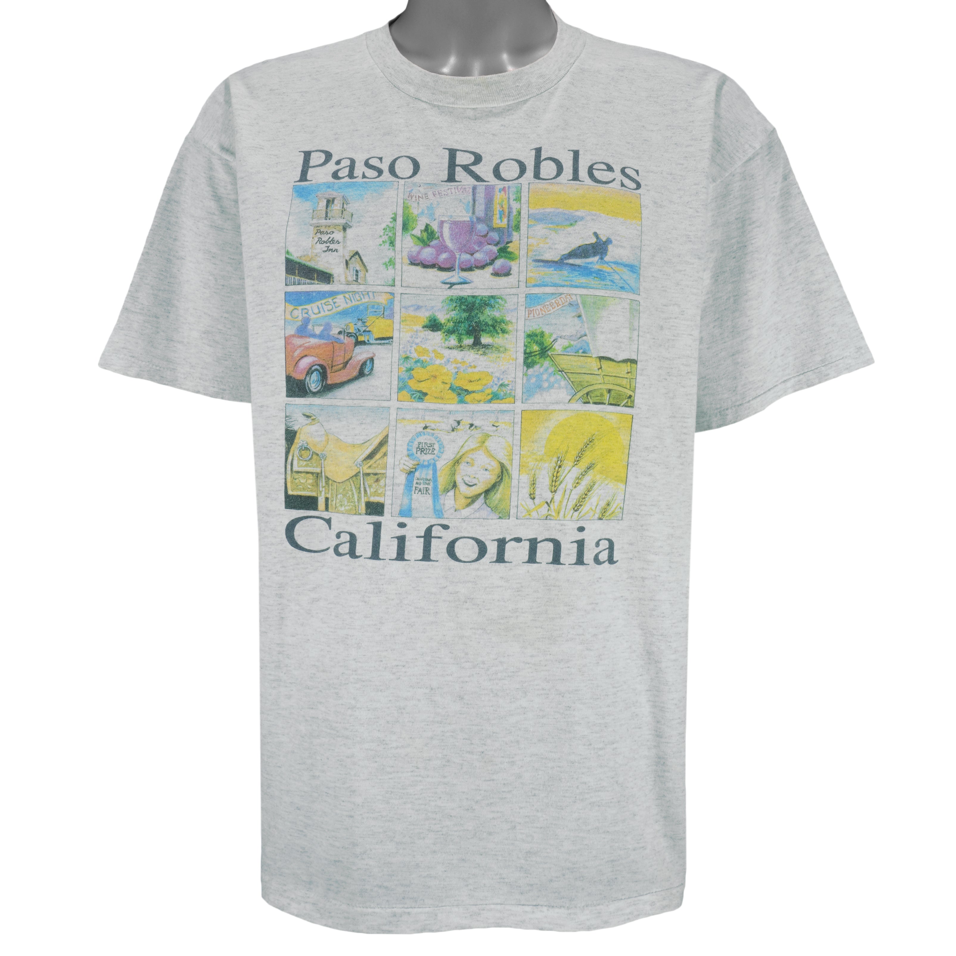 Vintage (Oneita) - Paso Roble California Single Stitch T-Shirt 1990s X-Large