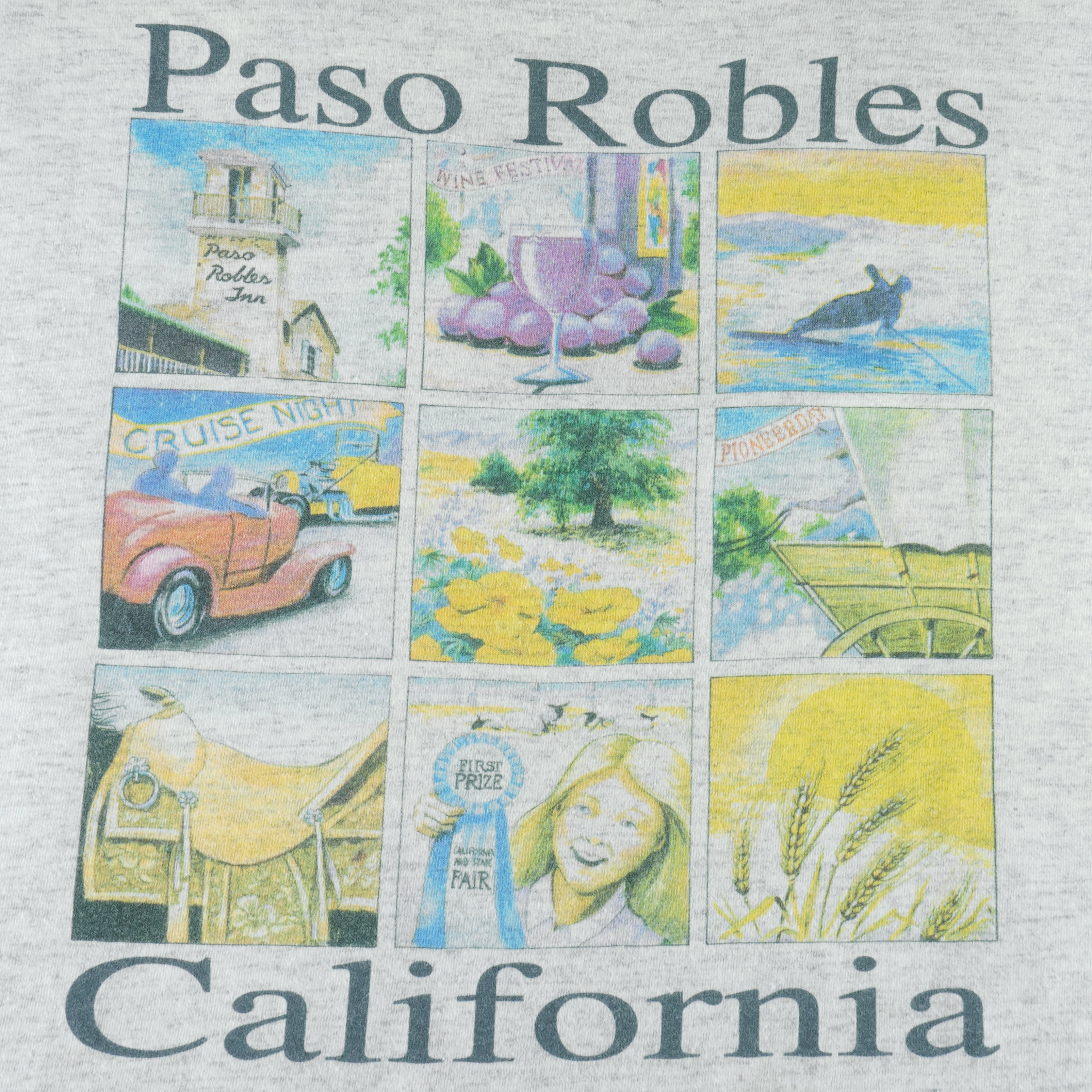 Vintage (Oneita) - Paso Roble California Single Stitch T-Shirt 1990s X-Large
