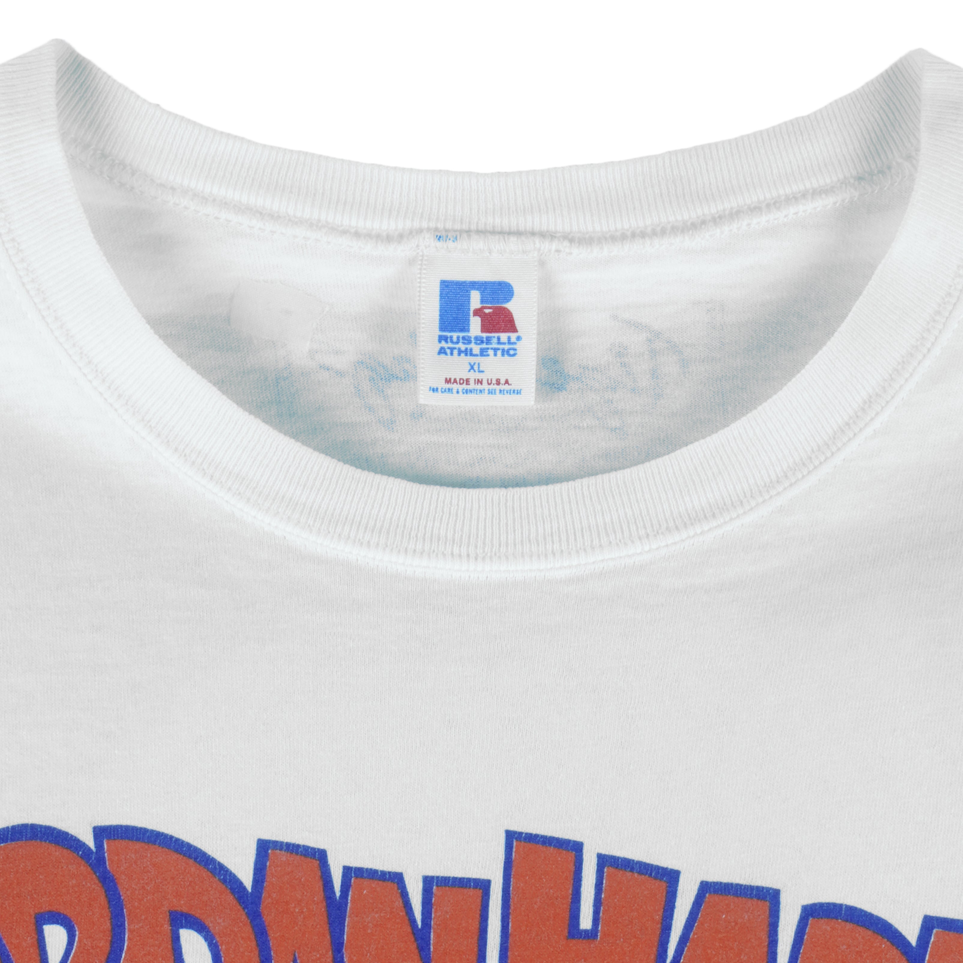 NCAA (Russell Athletic) - Auburn Tigers Just Another Neutral Site T-Shirt 1990s X-Large Vintage Retro Football College