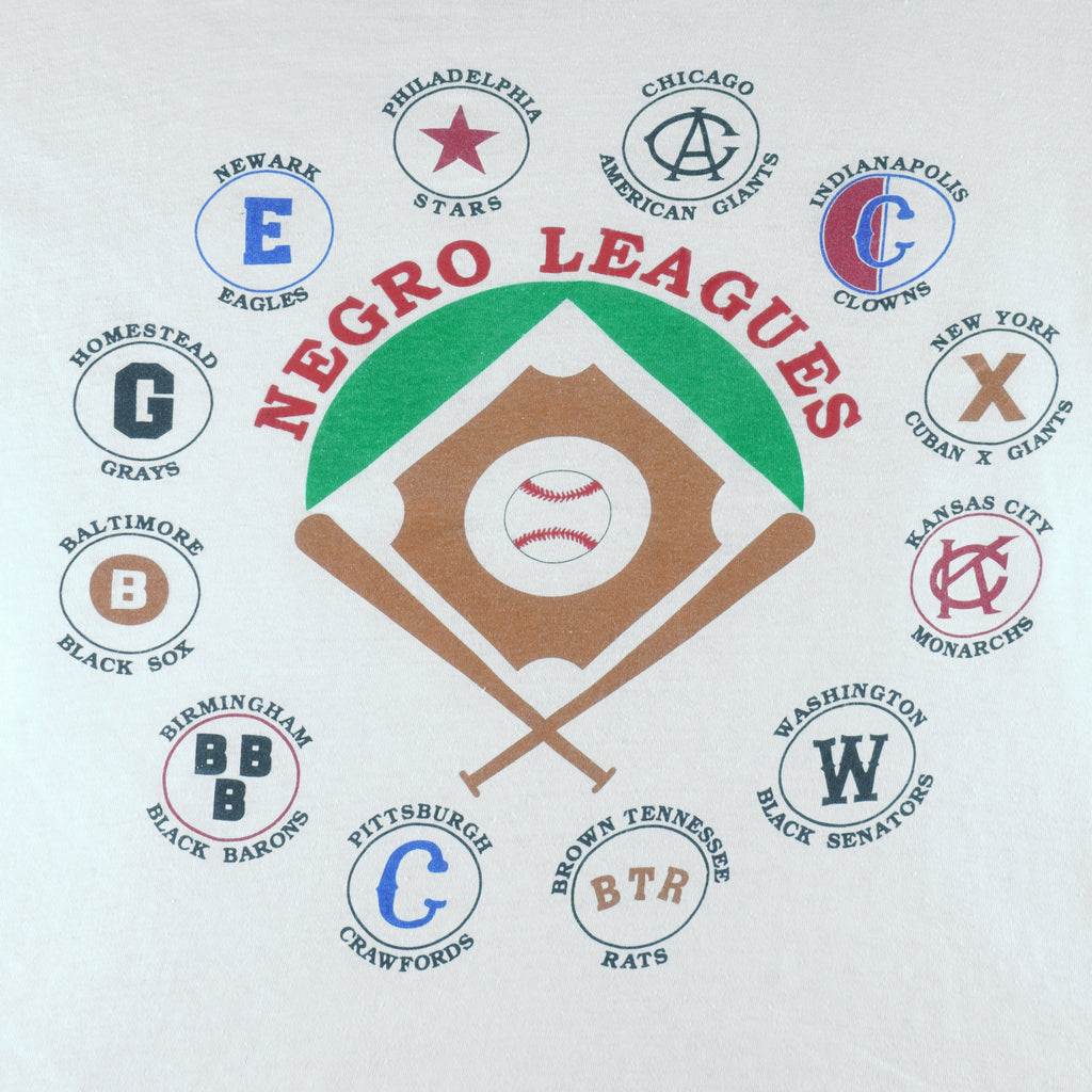 MLB - The Negro Leagues Teams T-Shirt 1990s Large Vintage Retro Baseball
