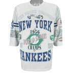 MLB (Long Gone) - New York Yankees 1956 World Series Champs T-Shirt 1990s Large