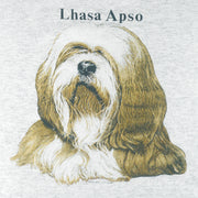 Vintage (Jerzees) - Lhasa Apso Tibetan Dog T-Shirt 1989 X-Large vintage retro