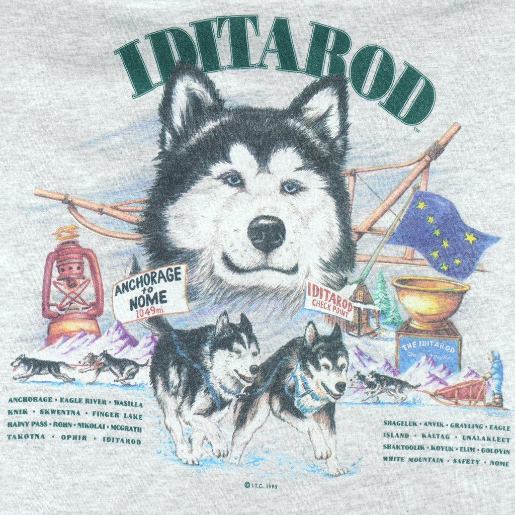 Vintage (Signal Sport) - Alaska's Iditarod T-Shirt 1995 Large