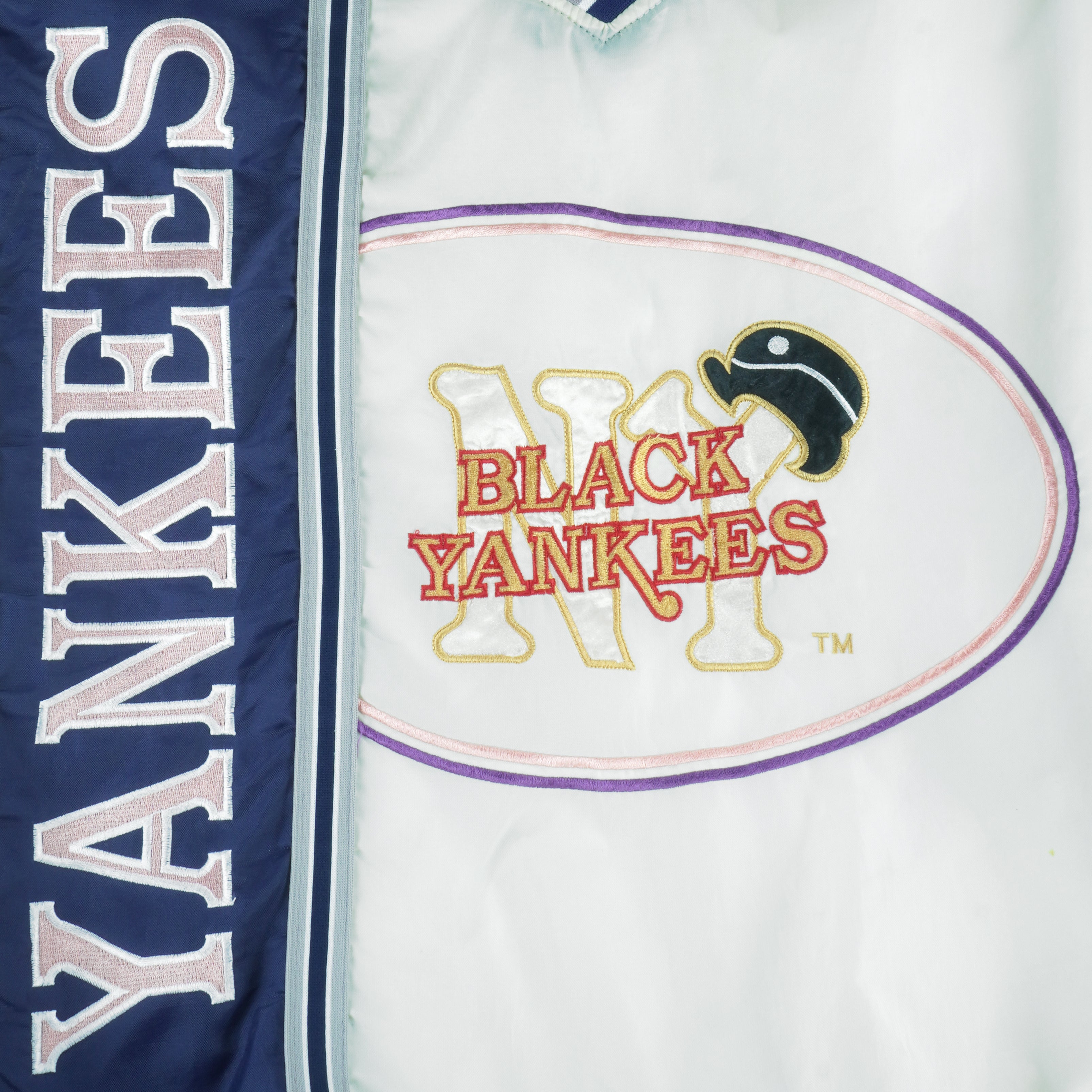 MLB - New York Black Yankees Pullover Windbreaker 1990s X-Large vintage retro baseball