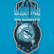MLB (Zubaz) - Florida Marlins Baseball T-Shirt 1990s Large