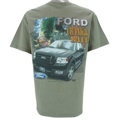 Vintage (Gildan) - Ford Truck Crank & Bait T-Shirt 2000s Large