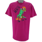 Vintage (Fruit Of The Loom) - Iguanasaurus Rex T-Shirt 1990s Large
