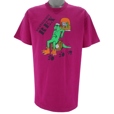 Vintage (Fruit Of The Loom) - Iguanasaurus Rex T-Shirt 1990s X-Large