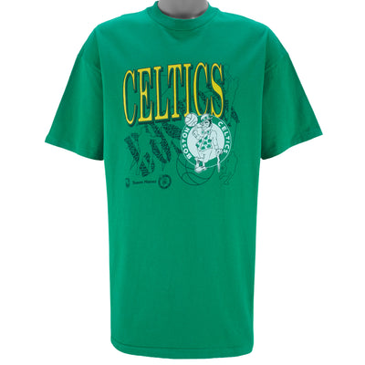 NBA (Team Hanes) - Boston Celtics T-Shirt 1990s XX-Large