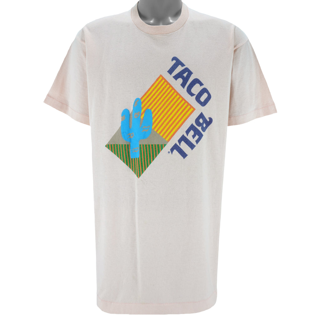 Vintage (Fruit Of The Loom) - Taco Bell T-Shirt 1990s X-Large Vintage retro