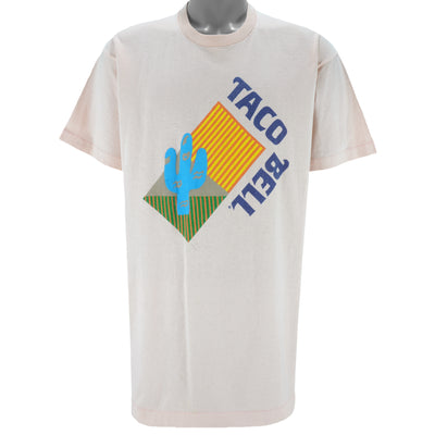 Vintage (Fruit Of The Loom) - Taco Bell Cactus Graphic T-Shirt 1990s X-Large