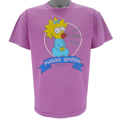 Vintage (SSI) - The Simpsons Maggie Simpson T-Shirt 1990 Medium