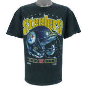 NFL (Salem) - Pittsburgh Steelers Helmet T-Shirt 1990s Medium vintage retro football