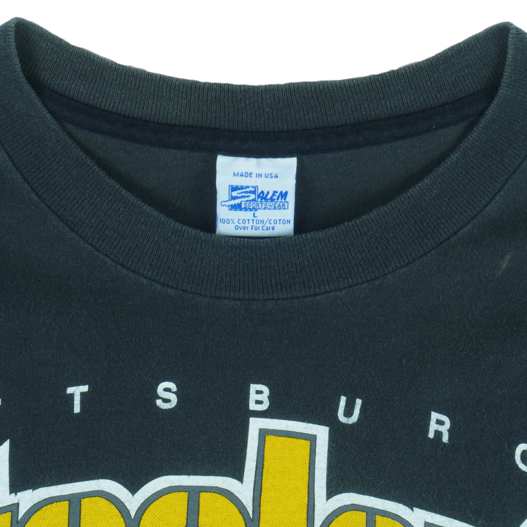 NFL (Salem) - Pittsburgh Steelers Helmet T-Shirt 1990s Medium vintage retro football