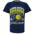 NBA (Logo 7) - Indiana Pacers Single Stitch T-Shirt 1995 Medium
