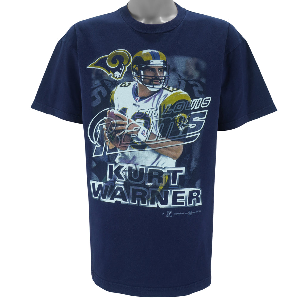 NFL - St. Louis Rams Kurt Warner Number 13 T-Shirt 1998 Large