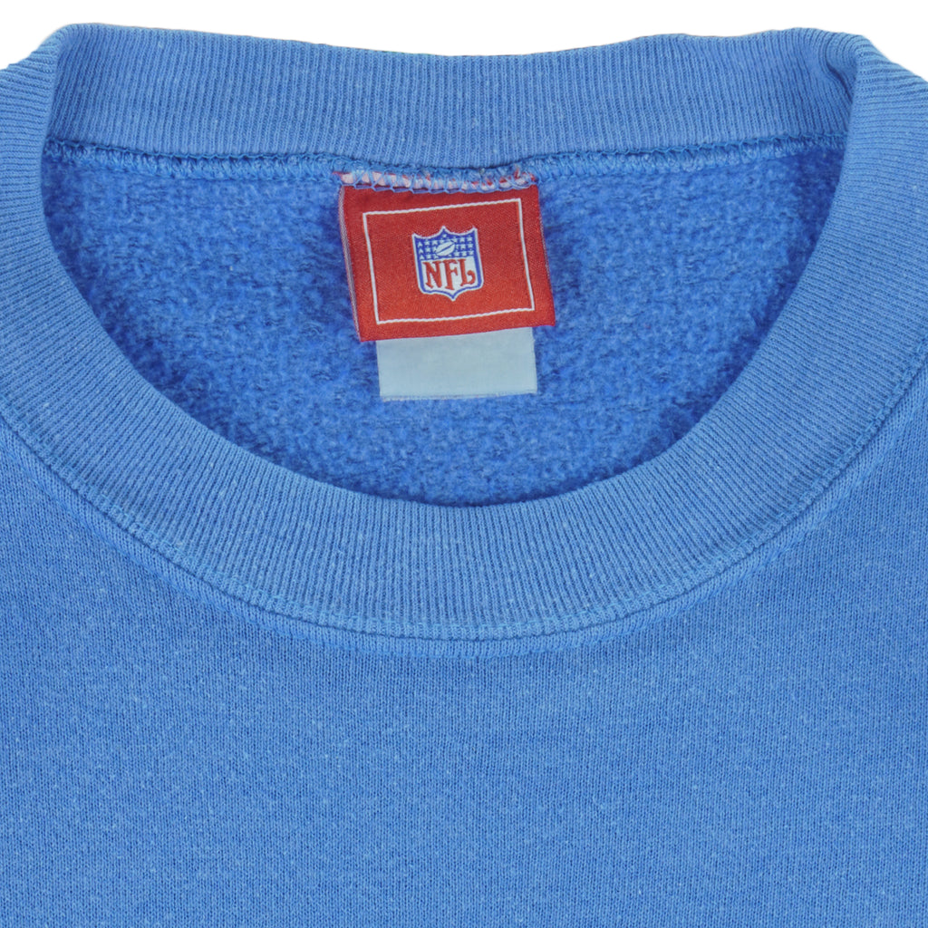 NFL - Detroit Lions Embroidered Crew Neck Sweatshirt 2000s XX-Large