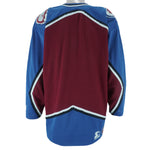 Starter - Colorado Avalanche Spell-Out Jersey 1990s Large vintage retro hockey